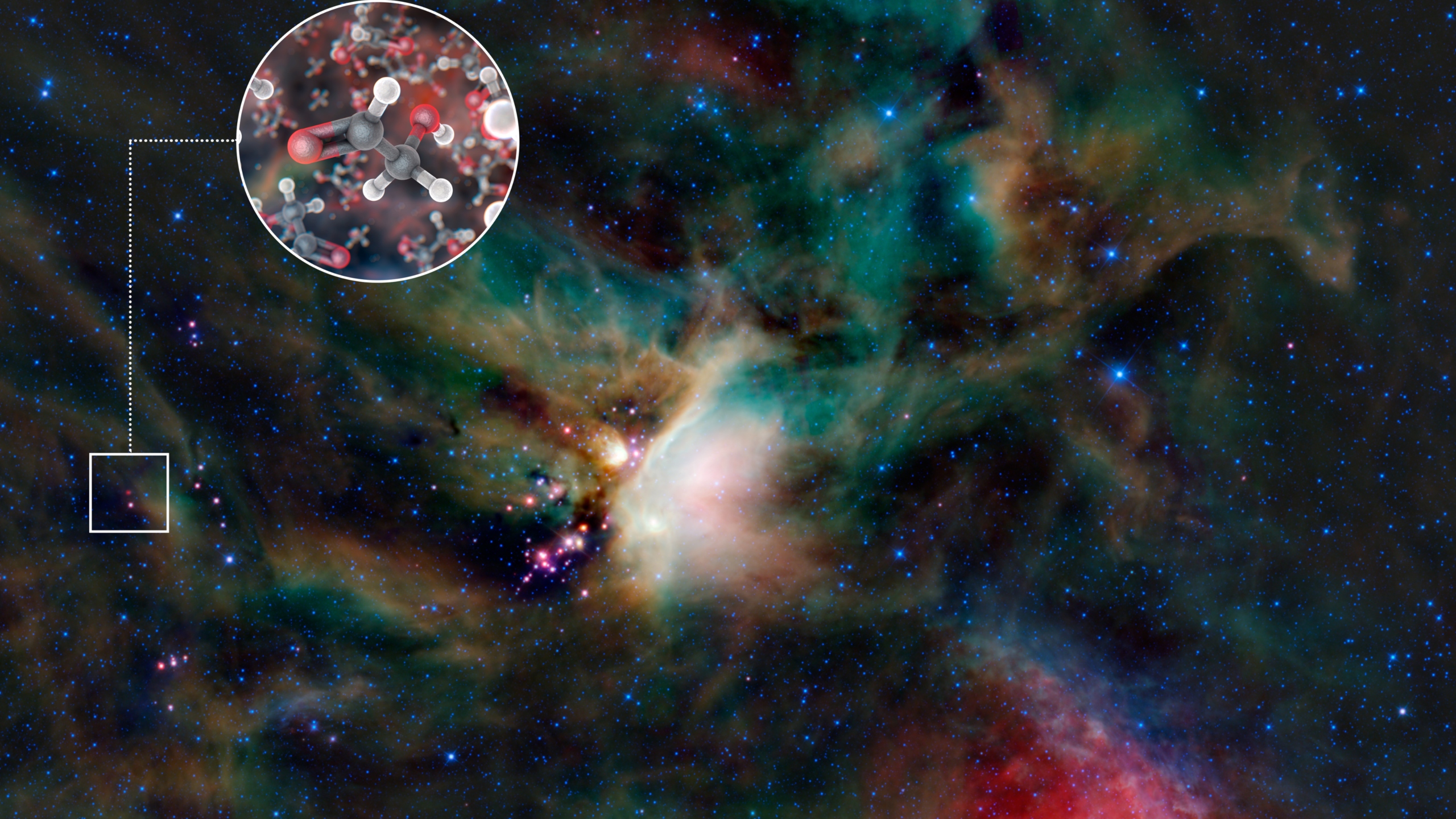 Detetado pela primeira vez açúcar no espaço interestelar